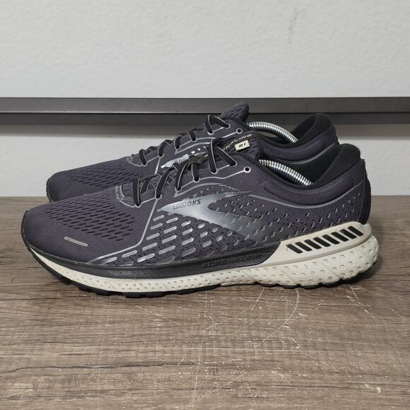 Brooks 21 Adrenaline Men’s Athletic Running Shoes Sneakers Size 11 Medium Gray main image 5